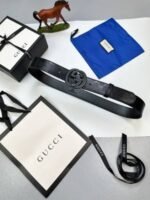 Gucci GG Monogram Canvas Belt - Image 6