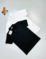 Dior CD Icon Polo Shirt T-Shirt In Black And White Colors