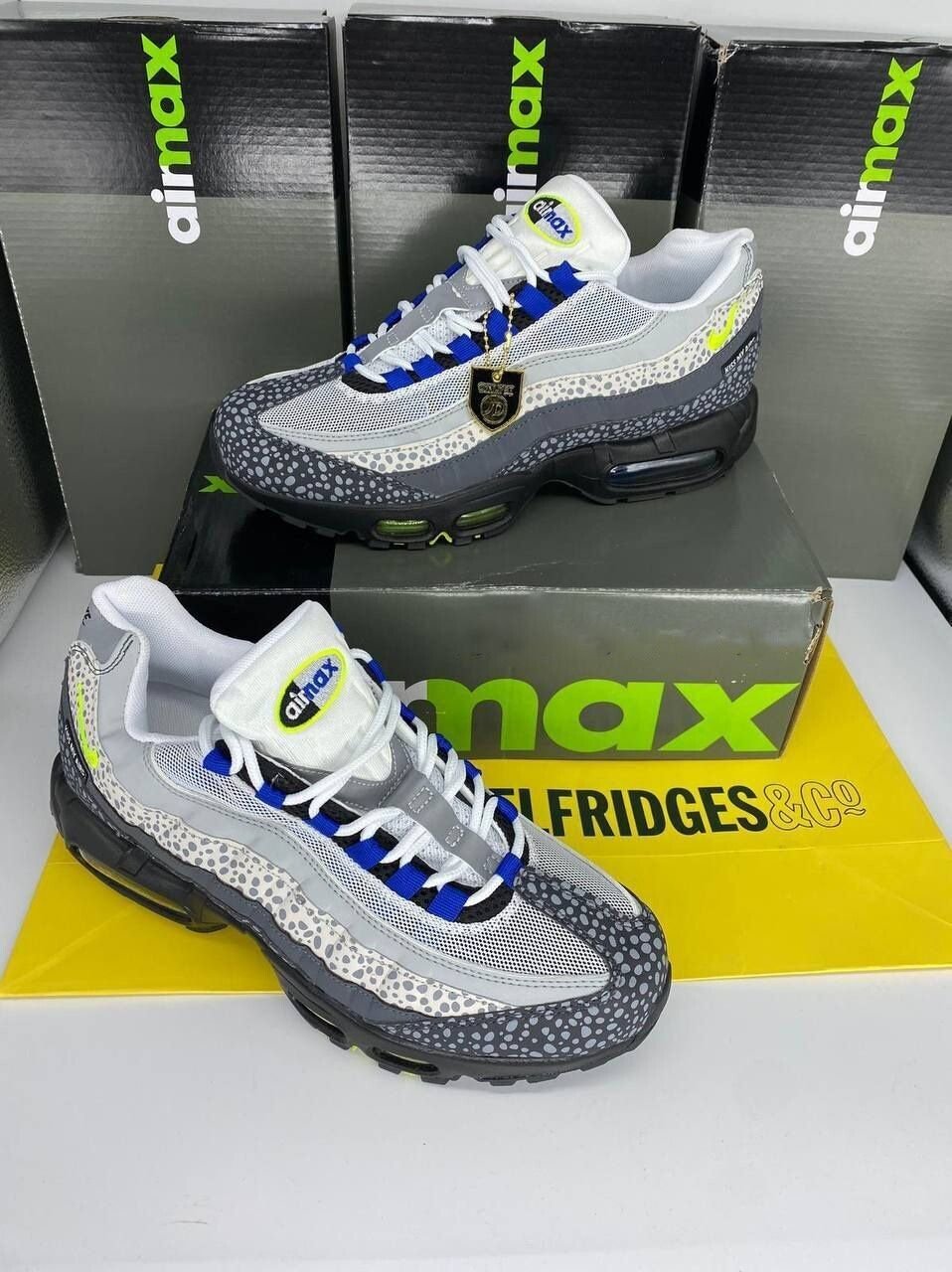 4324485196.jpg Nike Air Max 95 Kiss My Airs Neon Trainers For Mens - Image 1
