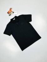 Dior CD Icon Polo Shirt T-Shirt In Black And White Colors (013J800A0373_C080) - Image 4