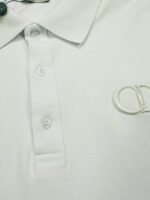 Dior CD Icon Polo Shirt T-Shirt In Black And White Colors (013J800A0373_C080) - Image 6