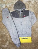 Nike Sportswear Tech Fleece Full Zip Hoodie & Joggers Set For Men’s in 3 Colors
