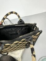 Prada Milano Symbole Embroidered Mini Tote Bag - Image 6