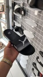 Puma Sliders in Black Color - Image 2