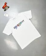 Givenchy Signature Double Logo T-shirts Shorts Set Black White - Image 4