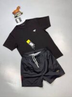 Prada Milano Cotton Logo T-shirts Shorts Set - Image 4