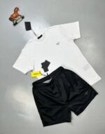 Prada Milano Cotton Logo T-shirts Shorts Set - Image 5