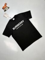 Burberry London England T-shirts Black White Beige UK - Image 3