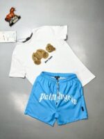 Palm Angels PA Summer Teddy Bear T-shirts Shorts Set - Image 6