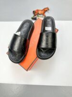 Louis Vuitton LV Men's Leather Sliders - Image 3