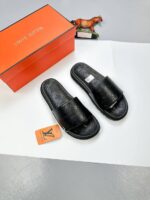 Louis Vuitton LV Men's Leather Sliders