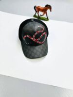 Gucci Men's Women's GG Supreme Bee Kingsnake Baseball Caps - Image 4
