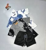 Louis Vuitton LV Logo Splash Monogram T-shirts Shorts Set - Image 2