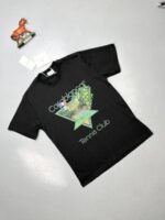 Casablanca Icon Tennis Club T-shirts Black White Sale UK - Image 3