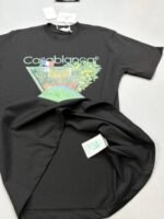 Casablanca Icon Tennis Club T-shirts Black White Sale UK - Image 5