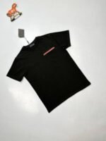 Prada Milano Crew Neck Cotton T-shirts - Image 3