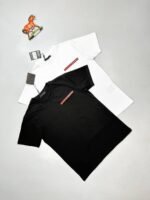 Prada Milano Crew Neck Cotton T-shirts