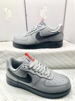 Nike Air Force 1 Low STORM Grey SUPREME SUPER WOLF GREY For Mens