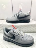 Nike Air Force 1 Low STORM Grey SUPREME SUPER WOLF GREY For Mens - Image 2