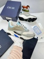 Dior B22 Sneakers Blue Grey - Image 3