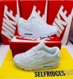 Nike Air Max 90s Triple White Men's Sneakers - Image 2