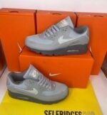 Nike Air Max 90 Wolf Grey Cool Grey White Sneakers For Men's - Image 2