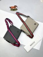 Gucci Men's Attache Leather Crossbody GG Messenger Bags - Image 2