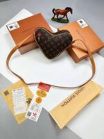 Louis Vuitton LV Women's Coeur Game On Love Handbag Canvas Logo Bag - Image 2