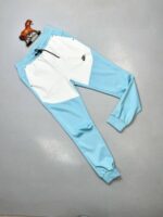 Nike Men Women Sportswear Tech Fleece Tracksuits in Smoky Glacier Blue Black Colors - Image 5