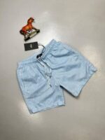 Fendi Printed Swim Out Wear Nylon Shorts Pajamas In Grey Beige Blue Colors - Image 5