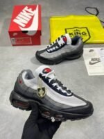 Nike Air Max 95 Track Red Smoke Grey Men Sneakers - Image 2