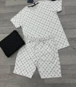 Louis Vuitton LV Monogram Men's T-shirts Shorts Set - Image 5