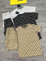 Louis Vuitton LV Monogram Men's T-shirts Shorts Set