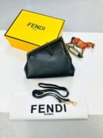 Fendi ROMA Small Bag, Nappa Leather Cross Body Bag Long Belt Purse In 3 Colors - Image 2