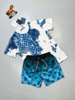 LV SHORTS AND T-SHIRT SET in 2 Colors - Image 3