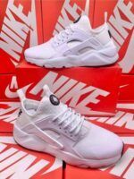 Nike Air Huarache Run Ultra White Black Trainers For Men’s - Image 2