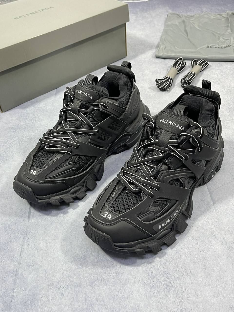 4427686802.jpg Balenciaga Track Chunky Rubber Sole Sneakers - Image 1