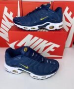 Nike Air Max Plus FFF Midnight Navy Metallic Gold Trainers For Men's - Image 2
