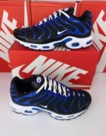 Nike Air Max Plus Black Racer Blue Trainers For Men's - Image 2