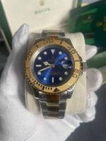 Rolex Yacht-Master Automatic Two Tone Watch in Blue Dial Men's - Image 2