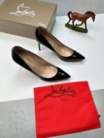 Christian Louboutin Women's Paris Kate Pumps Sandals Heels Shoes In Black Color (3191416BK01) - Image 2