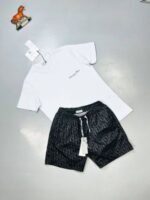 DIOR SHORTS AND T-SHIRT SET in 2 Colors - Image 5