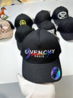 Givenchy Rainbow Signature Embroidered Cap Black - Image 3