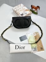 Christian Dior CD Signature Black Sling Bag