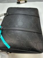 Gucci Men's GG Monogram Leather Briefcase Laptop Bag - Image 4