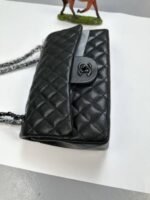 Chanel Timeless Classic Double Flap Black Shoulder Bag - Image 4