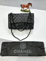 Chanel Timeless Classic Double Flap Black Shoulder Bag