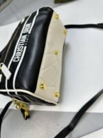 Christian Dior Tracolla Vibe Bowling Bag Black - Image 5