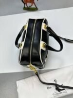 Christian Dior Tracolla Vibe Bowling Bag Black - Image 6