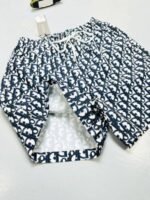 Christian Dior Oblique Shorts Blue White Shorts For Men's - Image 3